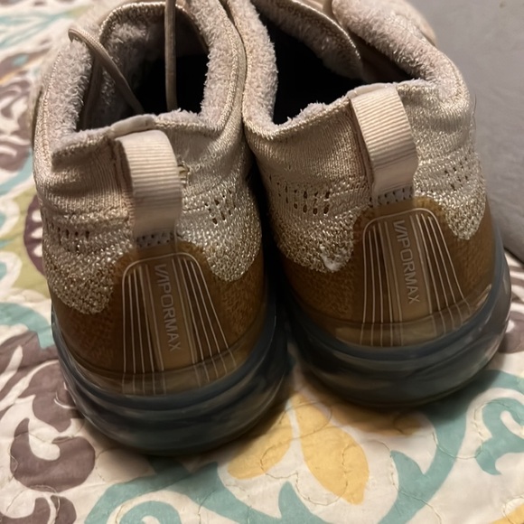 🔥NIKE VAPORMAX HEMP/TAN/GOLD FLYNIT 2.0 SUPER RARE HIPPIECORE - Picture 7 of 8